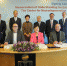 香港特区行政长官林郑月娥女士（后左三）、科大校董会主席廖长城先生（后右三）、科大校长史维教授（后左二）、创新及科技局局长杨伟雄先生（后右二）、英国驻港总领事贺恩德先生（后左一），以及署理美国驻港总领事何志先生（后右一）共同见证科大副校长（研究及发展）叶玉如教授（前右二）与波士顿儿童医院（哈佛医学院的教学医院）F.M. Kirby 神经生物学中心总监Clifford WOOLF教授（前左二）、史丹福大学医学院的保罗·F·格伦格林衰老生物学中心总监Thomas RANDO教授（前右一），以及伦敦大学学院神经科学教授Prof. John HARDY（前左一）签署合作备忘录。 - 香港科技大学